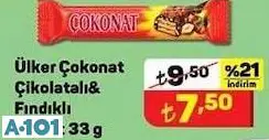 ÜLKER ÇOKONAT ÇİKOLATALI&FINDIKLI GOFRET